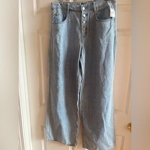 GAP Light Blue Flare & Wide Leg Jeans